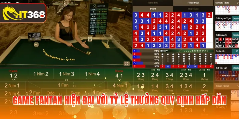 Game Fantan hiện đại với tỷ lệ thưởng quy định hấp dẫn