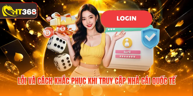Lỗi và cách khắc phục khi truy cập nhà cái quốc tế